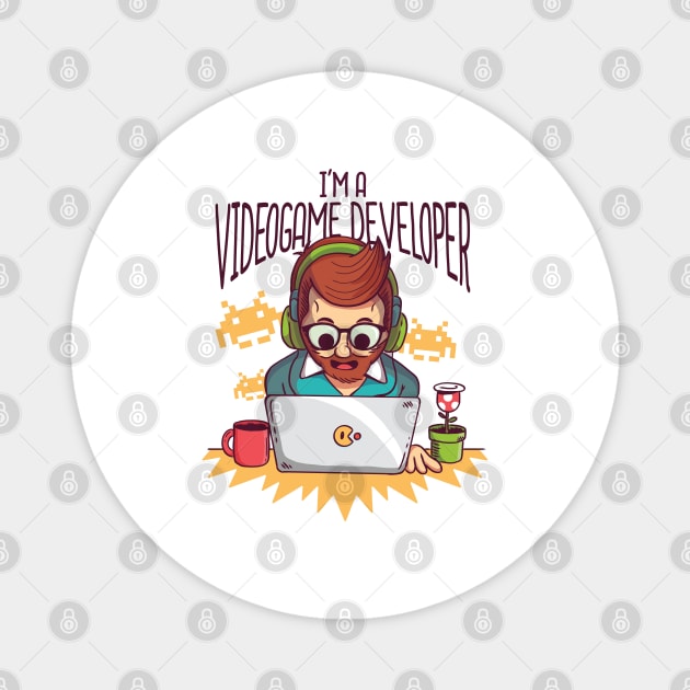 I'm A Videogame Developer Magnet by MajorCompany